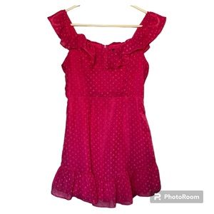 B. Smart Dress Hot Pink Ruffle Size 3 NWT